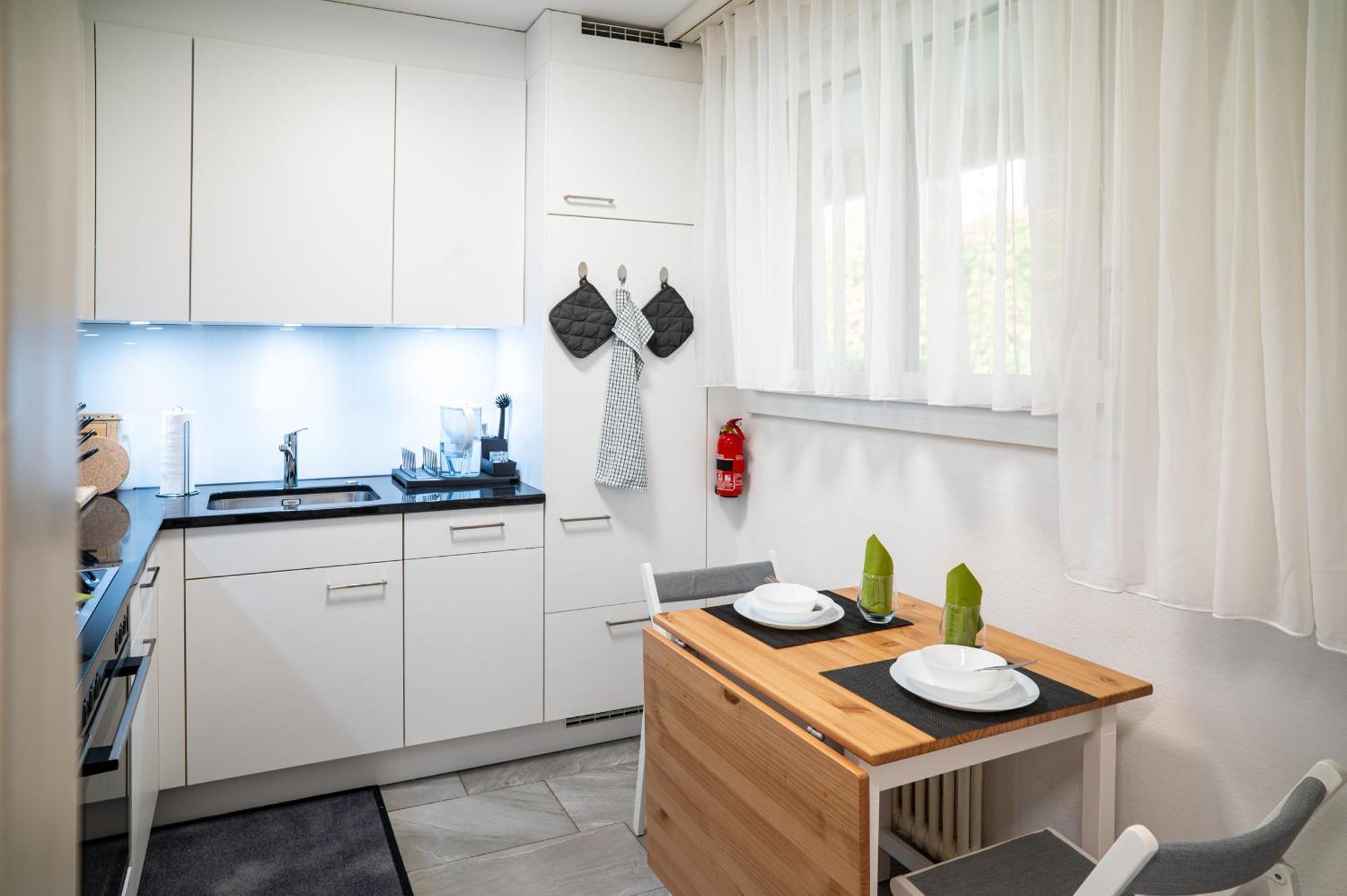 Expo-Basel-Ch Apt, Amazon Prime Video, Wifi, Coffee & Tee, Popcorn, Kitchen Exterior foto